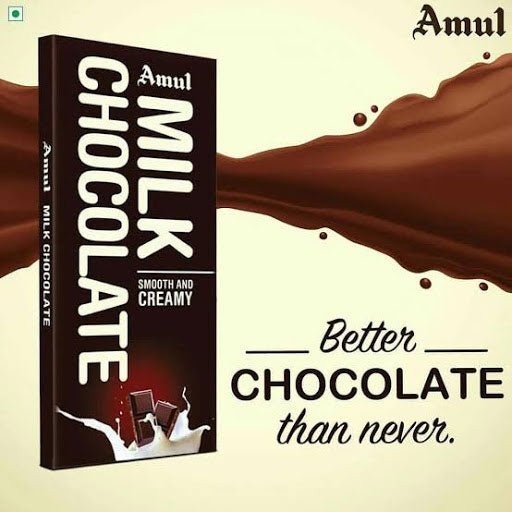 Amul Milk Smooth And Creamy Chocolate 150g - Flowers to Nepal - FTN