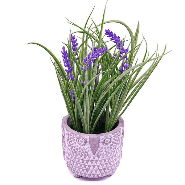 Artificial Wheat Grass Flower Plant In Vase - Flowers to Nepal - FTN