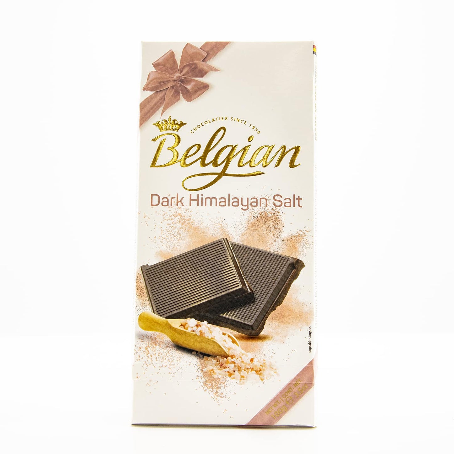 Belgian Dark Himalayan Salt Chocolate 100g - Flowers to Nepal - FTN