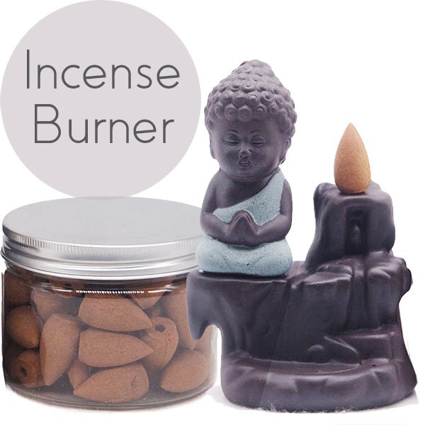 Buddha Back flow Incense Burner (Incense Box) - Flowers to Nepal - FTN