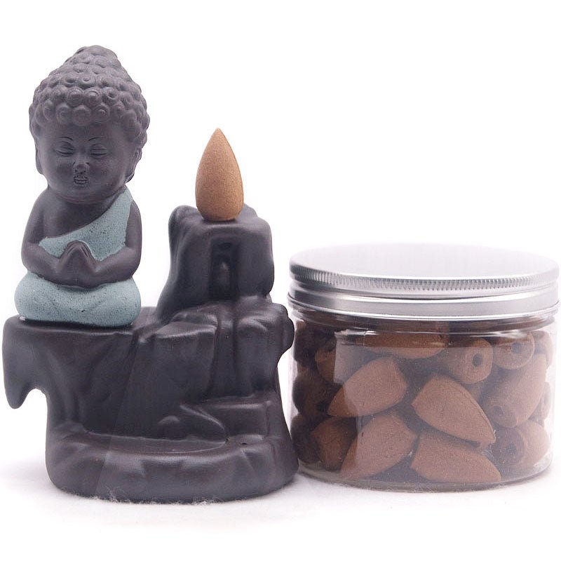 Buddha Back flow Incense Burner (Incense Box) - Flowers to Nepal - FTN