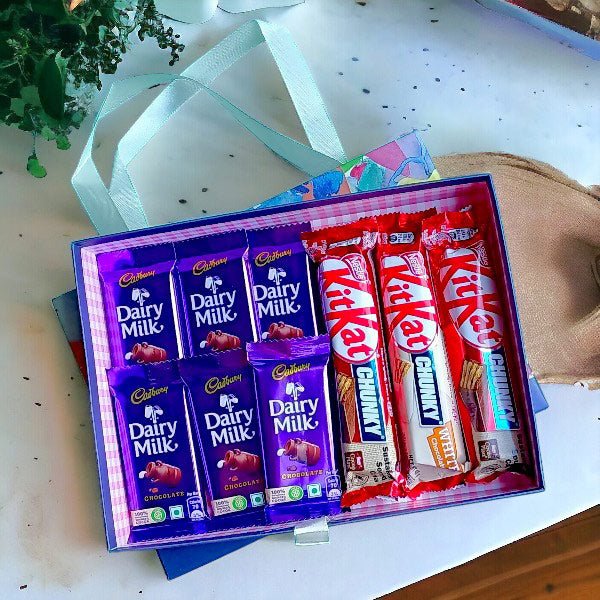 Cadbury and KitKat Delight for Chocolate Day - Flowers to Nepal - FTN
