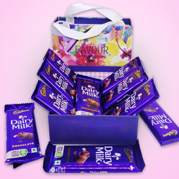Cadbury Dairy Milk Chocolate Box - Flowers to Nepal - FTN