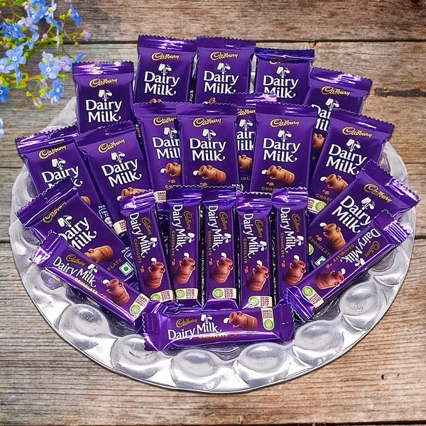 Cadbury Dairy Milk Chocolates Gift Tray - Flowers to Nepal - FTN