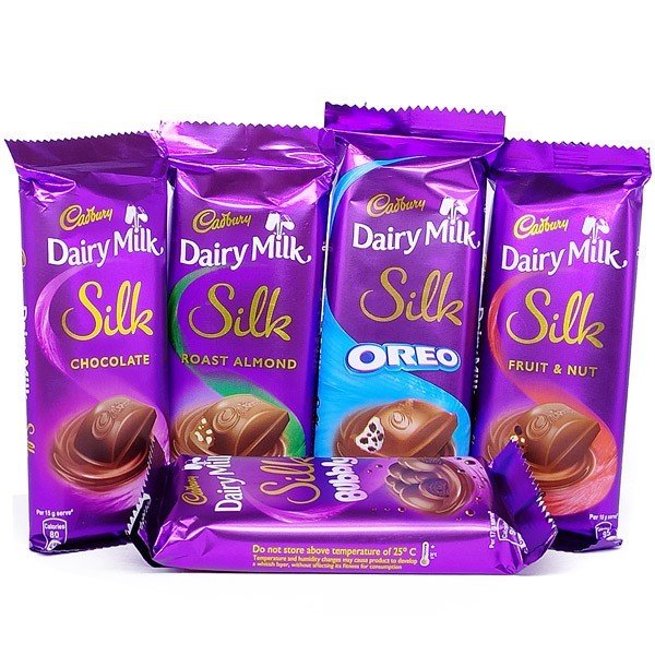Cadbury Dairy Milk Silk Combo (5 Flavors) - Flowers to Nepal - FTN