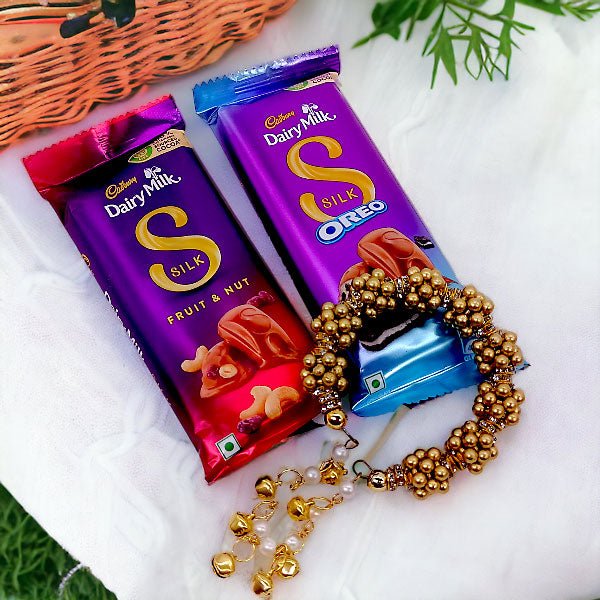 Cadbury Silk Chocolates With Kangan Gift Set - Flowers to Nepal - FTN