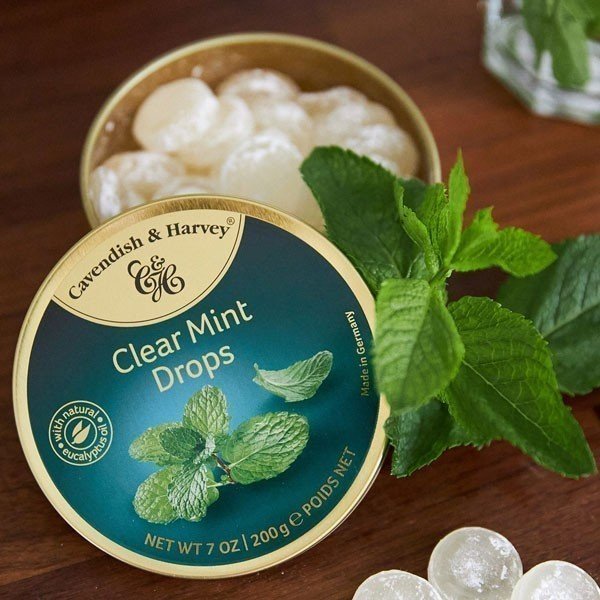 Cavendish & Harvey Clear Mint Drops 200g - Flowers to Nepal - FTN