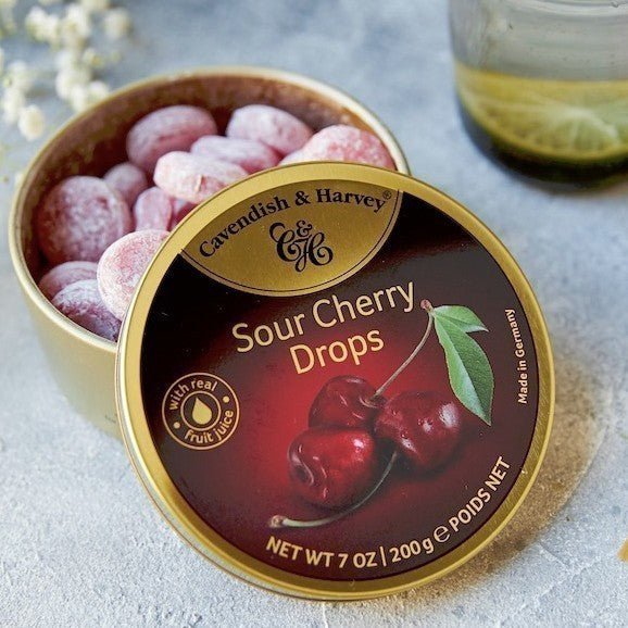 Cavendish & Harvey Sour Cherry Drops 200g - Flowers to Nepal - FTN