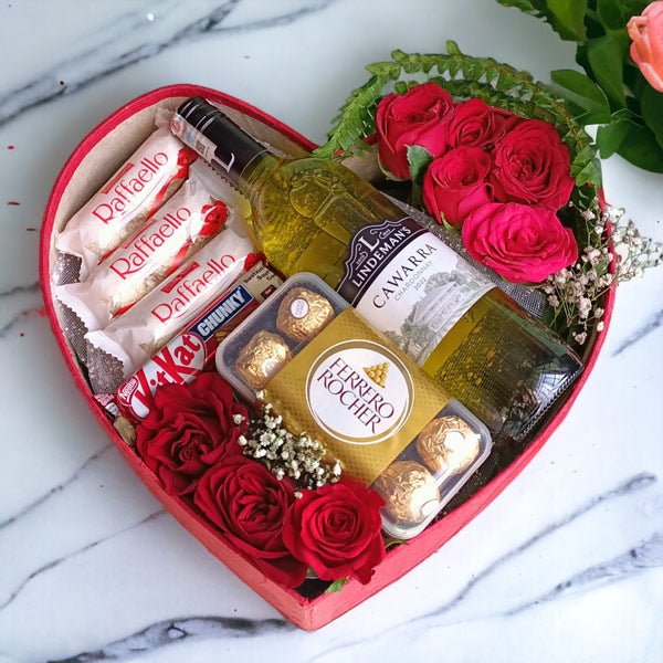 Cupid's Delightful Trio Box - Flowers to Nepal - FTN