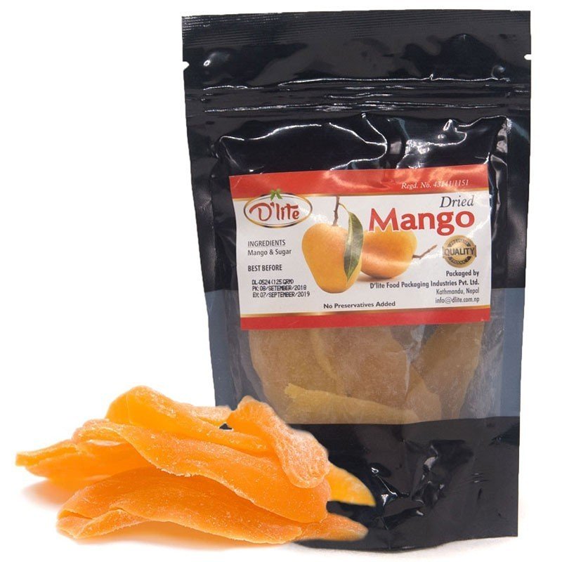 D'lite Dried Mango Fruits - 125g - Flowers to Nepal - FTN