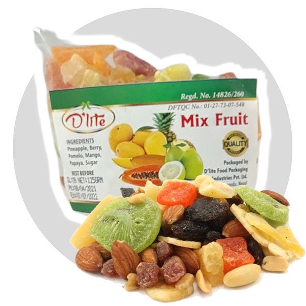 D'lite Dried Mix Fruits 125g - Flowers to Nepal - FTN