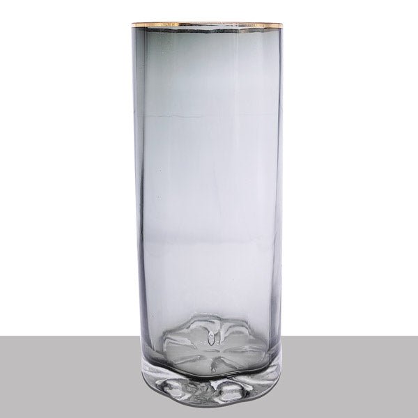 Elegant 10" Glass Flower Vase - Flowers to Nepal - FTN