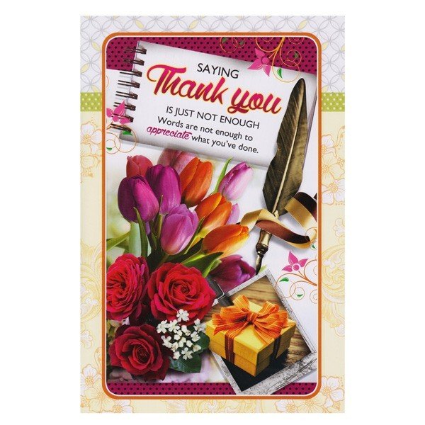 Greeting Card (saying thank you is just not enough) - Flowers to Nepal - FTN