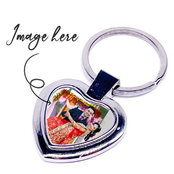 Heart Shape Love Photo Print Keyring - Flowers to Nepal - FTN