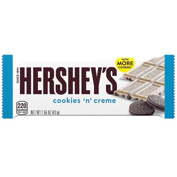 Hershey's Cookies 'N' Creme 43g - Flowers to Nepal - FTN