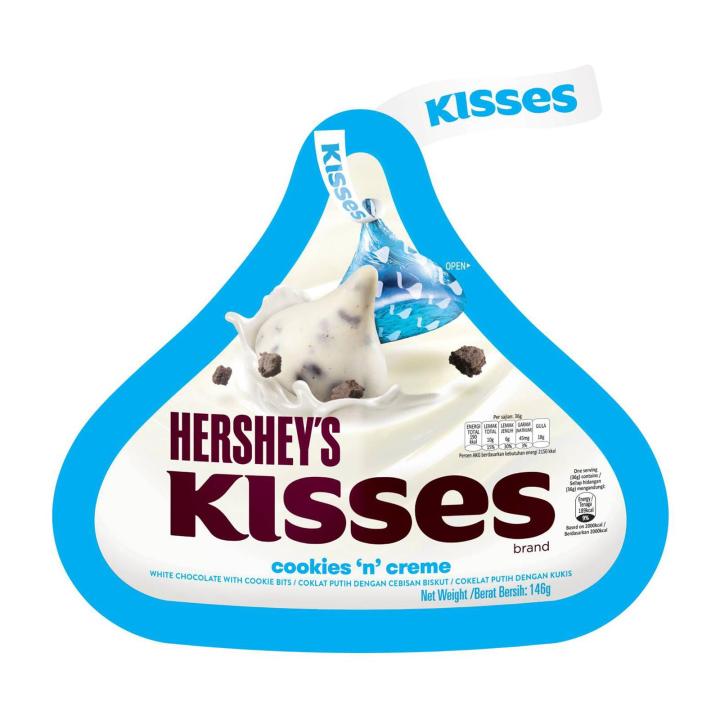 Hershey's Kisses Cookies N Creme 146g - Flowers to Nepal - FTN