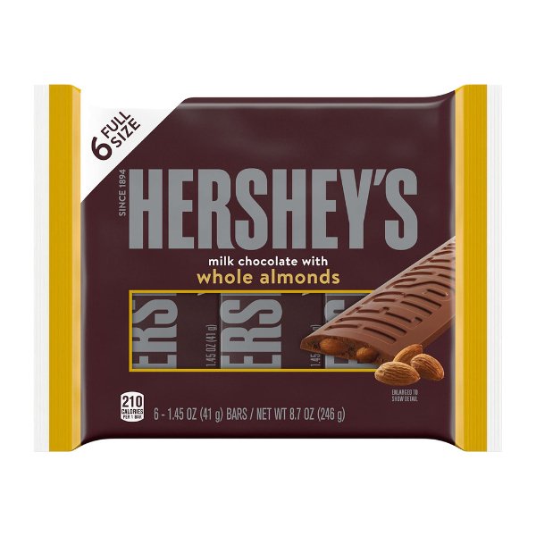 Hershey's Milk Chocolate With Whole Almonds 246g - Flowers to Nepal - FTN