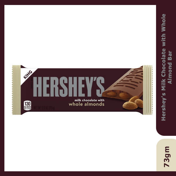Hershey's Milk Chocolate With Whole Almonds 73g - Flowers to Nepal - FTN