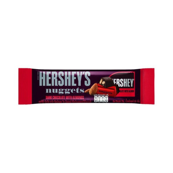 Hershey's Nuggets Dark Chocolate With Almonds 28g - Flowers to Nepal - FTN