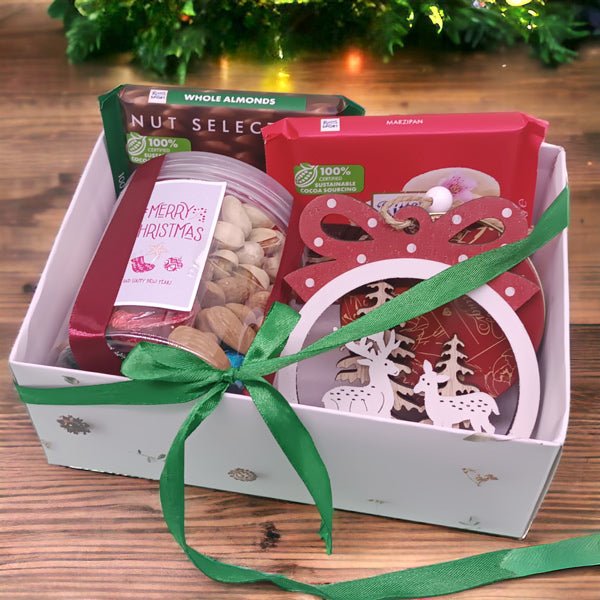 Holiday Nuts Delights & Chocolate Charms - Flowers to Nepal - FTN