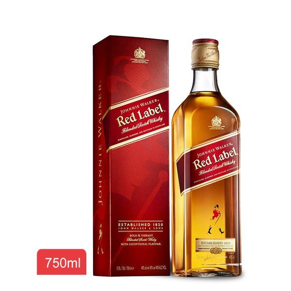 Johnnie Walker Red Label Whisky - 750ml - Flowers to Nepal - FTN