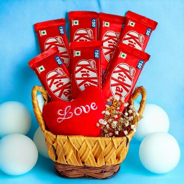 Kitkat Delights Gift Basket - Flowers to Nepal - FTN
