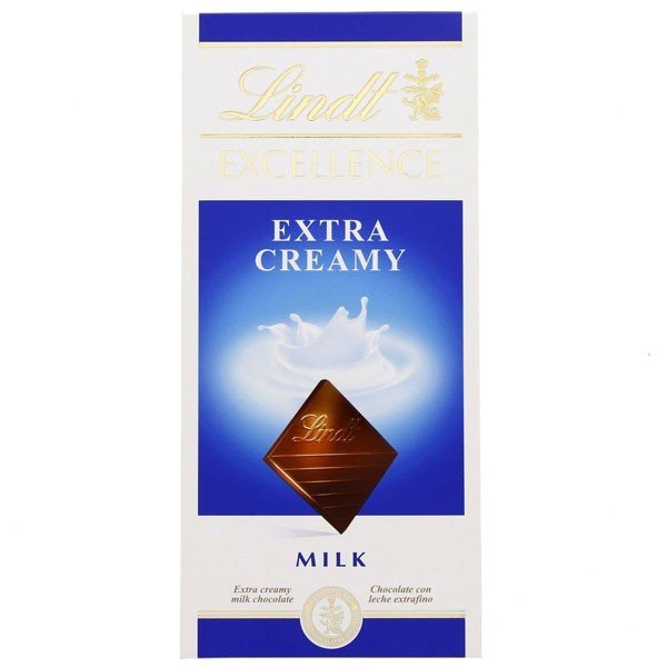 Lindt Excellence Extra Creamy Milk Chocolate - 100g - Flowers to Nepal - FTN