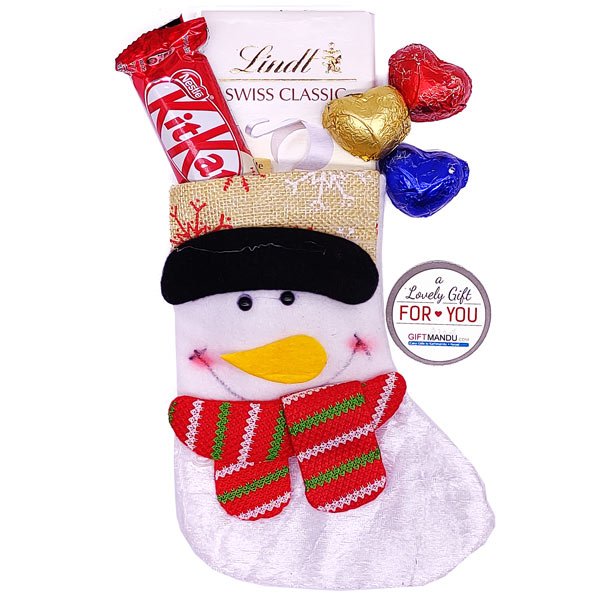 Lindt, Kitkat & Gourmet Chocolates Christmas Sweet Gift - Flowers to Nepal - FTN