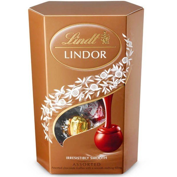 Lindt Lindor Assorted Swiss Chocolate 200g (4 Flavours) - Flowers to Nepal - FTN