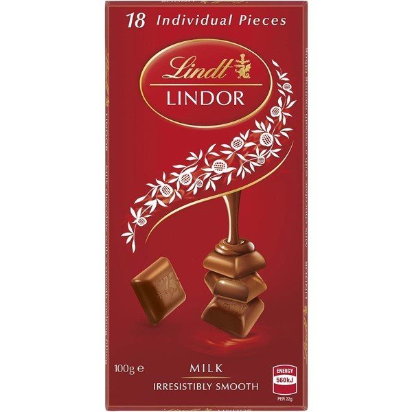 Lindt Lindor Milk Swiss Chocolate 100g - Flowers to Nepal - FTN