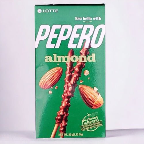 Lotte Pepero Almond Chocolate Biscuit Sticks 32g - Flowers to Nepal - FTN