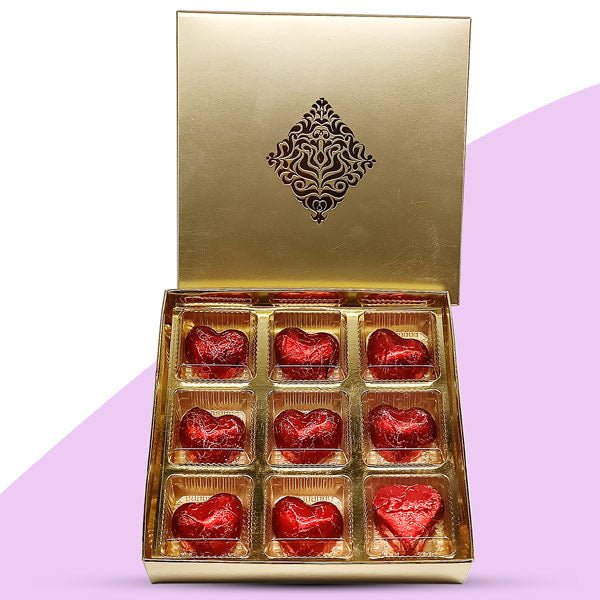 Luxurious Gourmet Chocolates Box (9 Pcs) - Flowers to Nepal - FTN