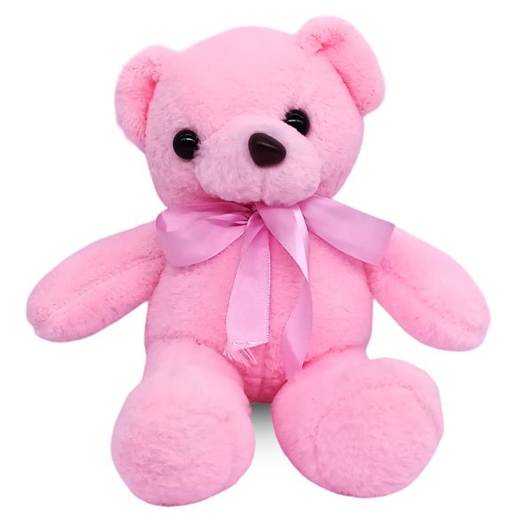 Mini Light Pink Colour Teddy - Flowers to Nepal - FTN