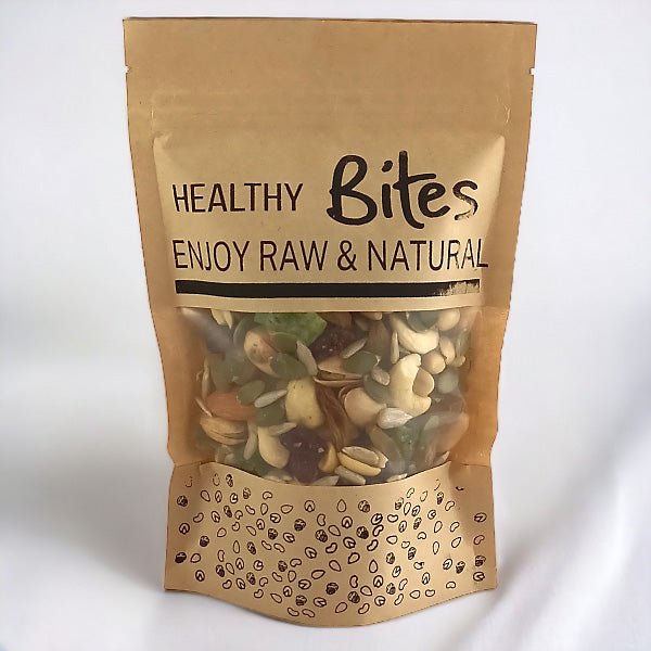 Mix Dry Nuts In Resealable Pouch (Choose Your Size ) - Flowers to Nepal - FTN
