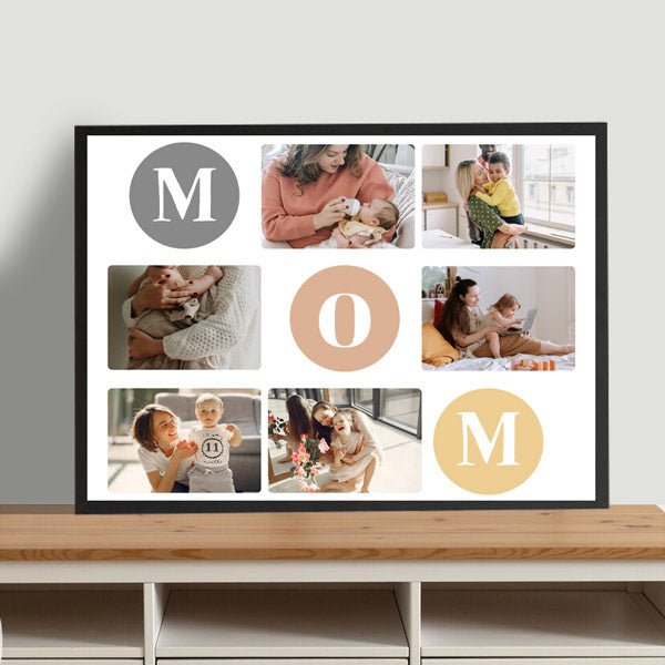 Mother's Day Memories: Custom Six-Photo Print Frame - Flowers to Nepal - FTN