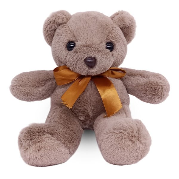 Mud Brown Colour Teddy 12 inches - Flowers to Nepal - FTN