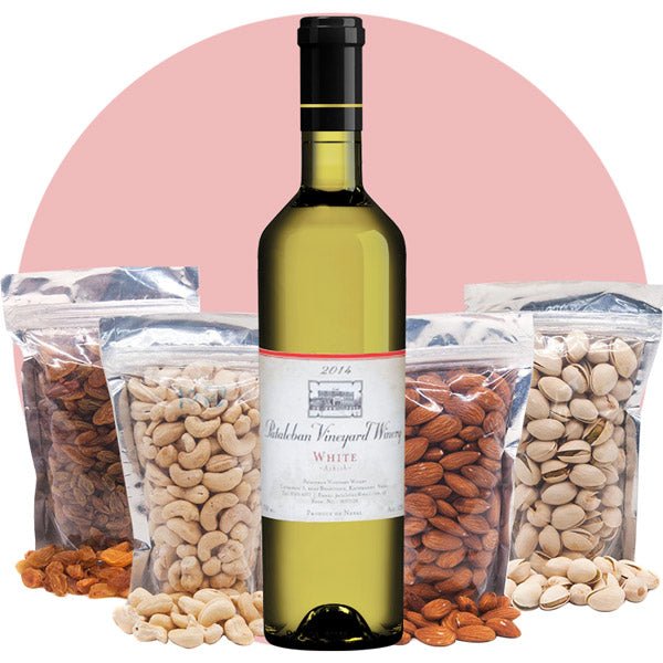 Nature's Best Dry Nuts With Pataleban White Wine - Flowers to Nepal - FTN