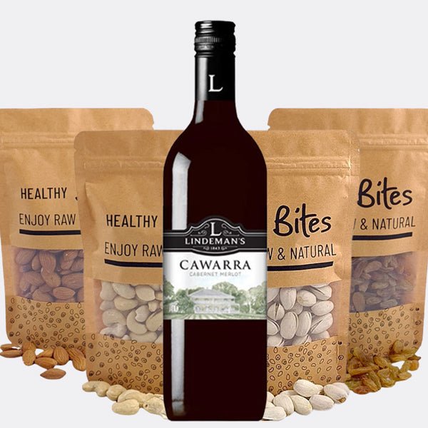 Nature's Best Dry Nuts With Red Wine Combo - Flowers to Nepal - FTN