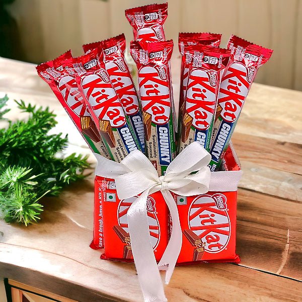 Nestle Kitkat Chocolates Bouquet - Flowers to Nepal - FTN