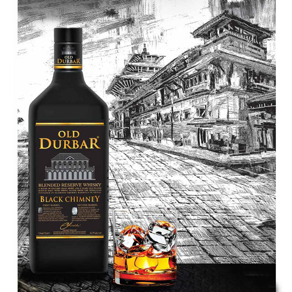 Old Durbar Black Chimney Whisky - 750ml - Flowers to Nepal - FTN