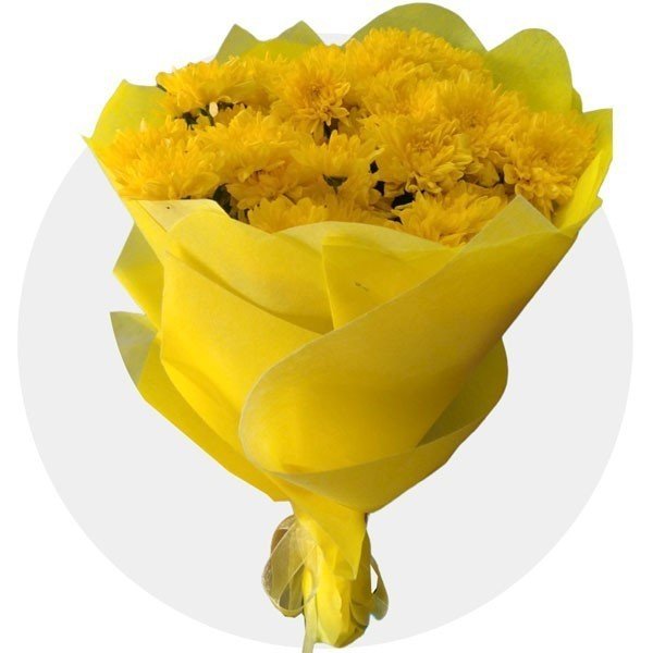 One Dozen Yellow Godawari Flower Bunch - Flowers to Nepal - FTN
