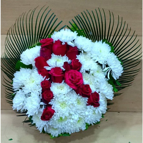 Personalized Alphabet Premium Flower Basket - Flowers to Nepal - FTN