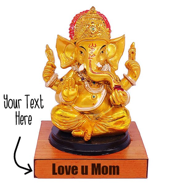 Personalized Print On Ganesh Statue For Mother's Day - Flowers to Nepal - FTN