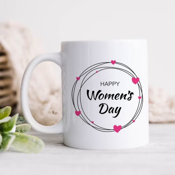 Printed Ceramic Mug for Women's Day Celebration - Flowers to Nepal - FTN