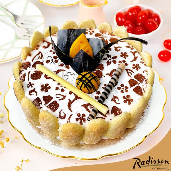 Radisson Hotel's Tempting Tiramisu Cake 1lb - Flowers to Nepal - FTN