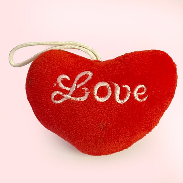 Red Heart Mini Cushion Love Design - Flowers to Nepal - FTN