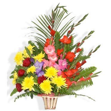 Rose Godawari Glad Special Basket - Flowers to Nepal - FTN