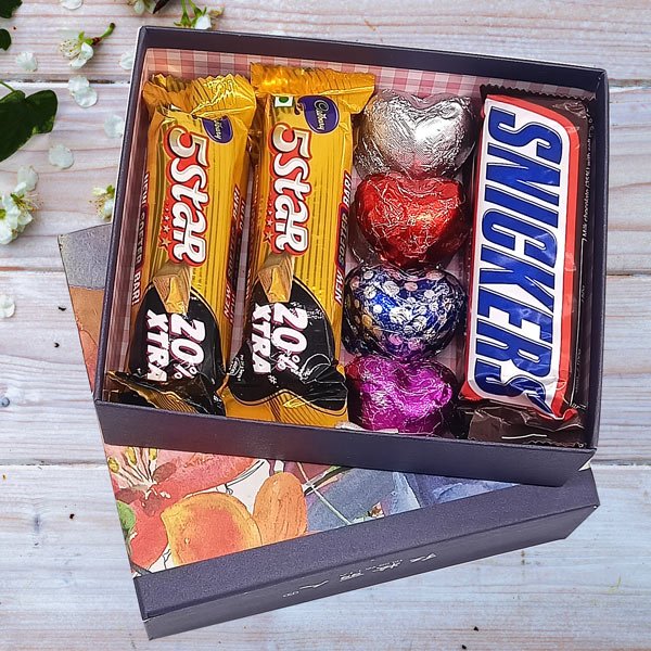 Snickers, 5 Star & Gourmet Chocolates Box - Flowers to Nepal - FTN