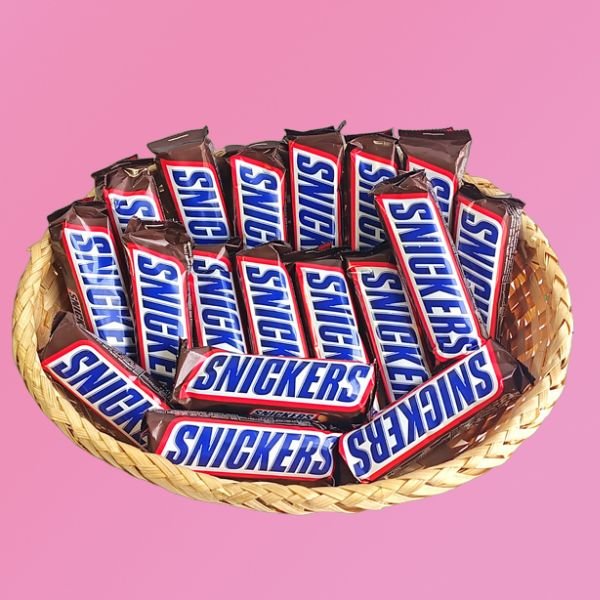 Snickers Surprise Basket Treats - Flowers to Nepal - FTN