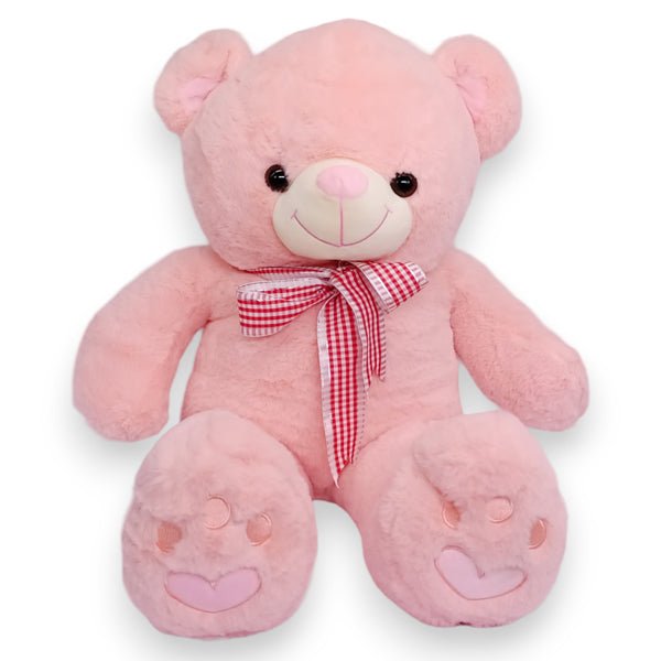 Soft & Fluffy Cute Pink Teddy Bear 27 inches - Flowers to Nepal - FTN
